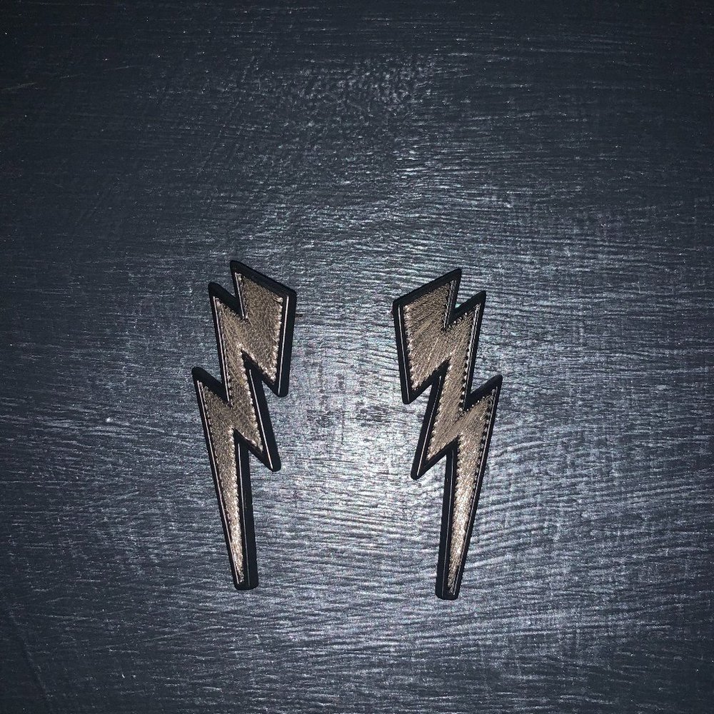 Mignonne Gavigan Lightening Bolt Threaded Earrings